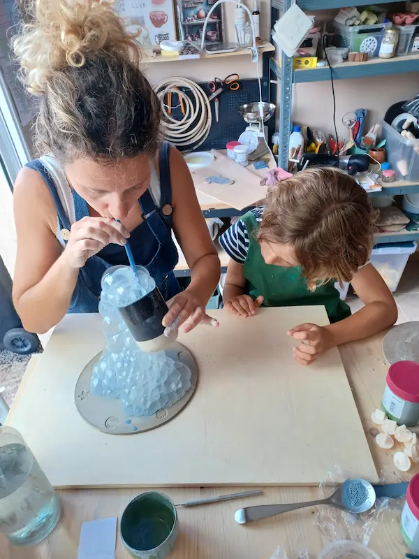 parent enfant bulles